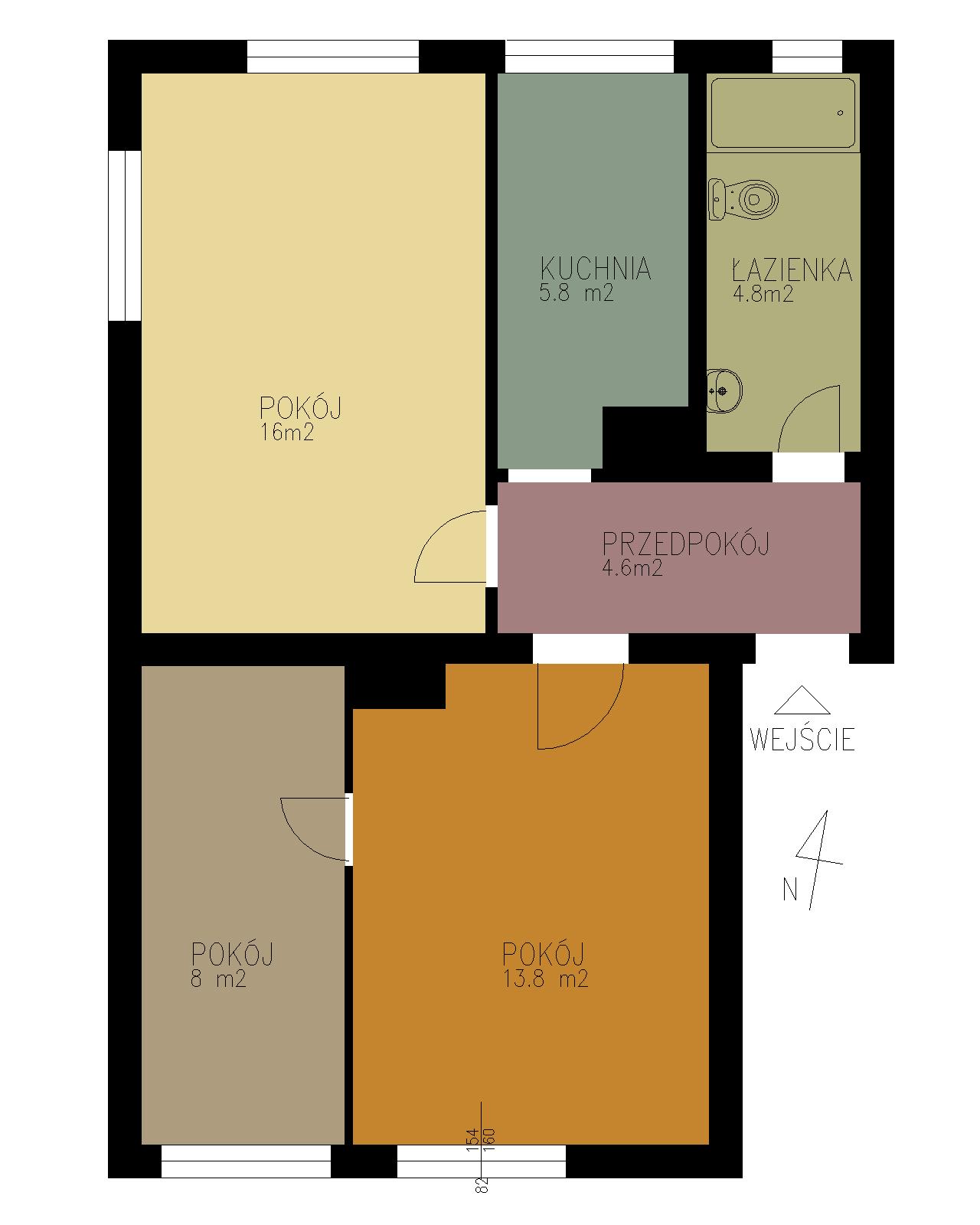 Zdjęcie do ogłoszenia AKTUALNE – KRZYWOUSTEGO / GRUDZIĄDZKA - 3 POKOJE - BEZPOŚREDNIO