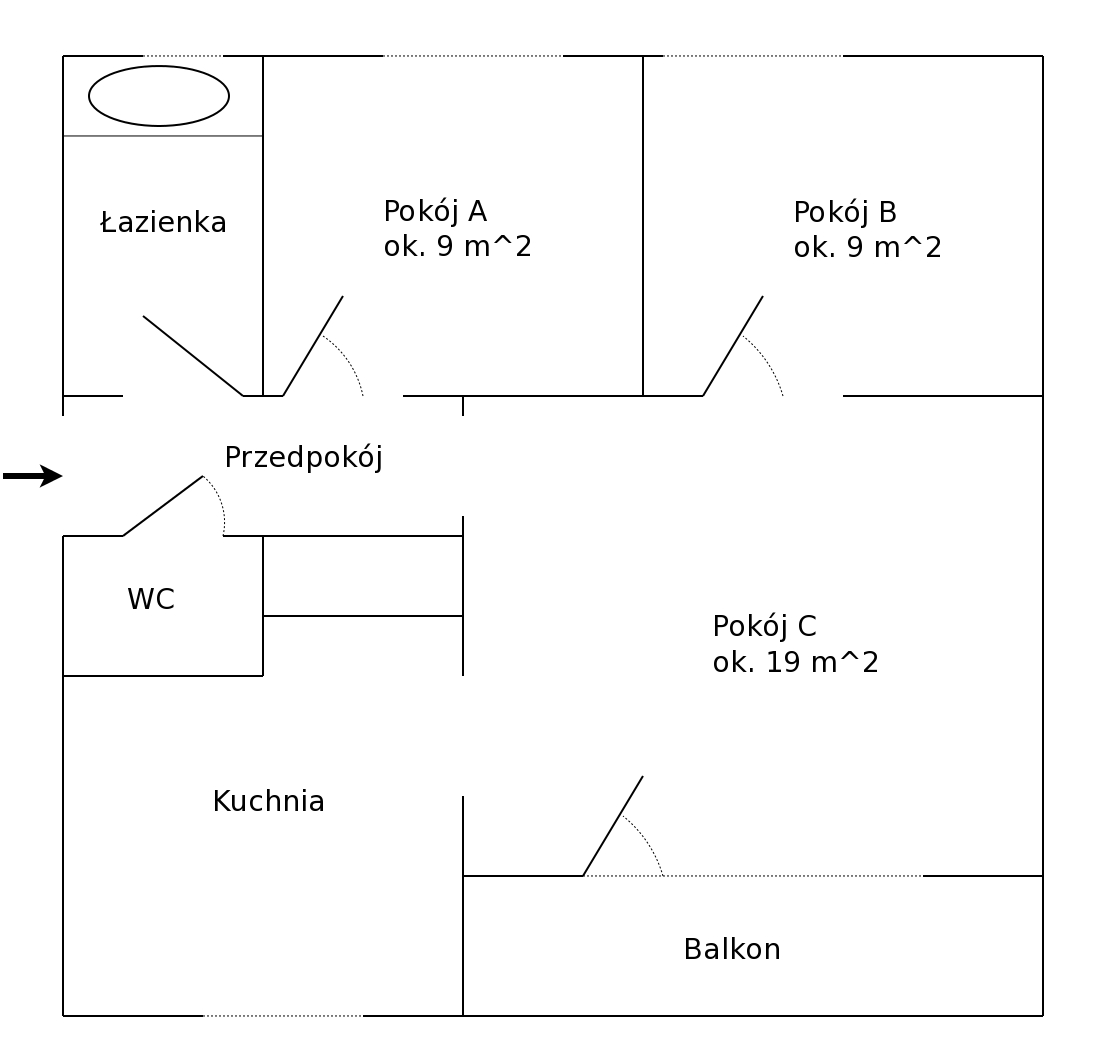 Zdjęcie do ogłoszenia Trzypokojowe w Śródmieściu PILNE