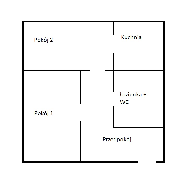 Zdjęcie do ogłoszenia Mieszkanie 2 pokojowe w centrum Wrocławia